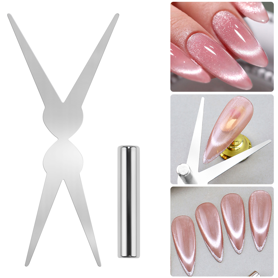 Nail Art Full Cat Eye - Zestaw magnesów do efektu kociego oka,