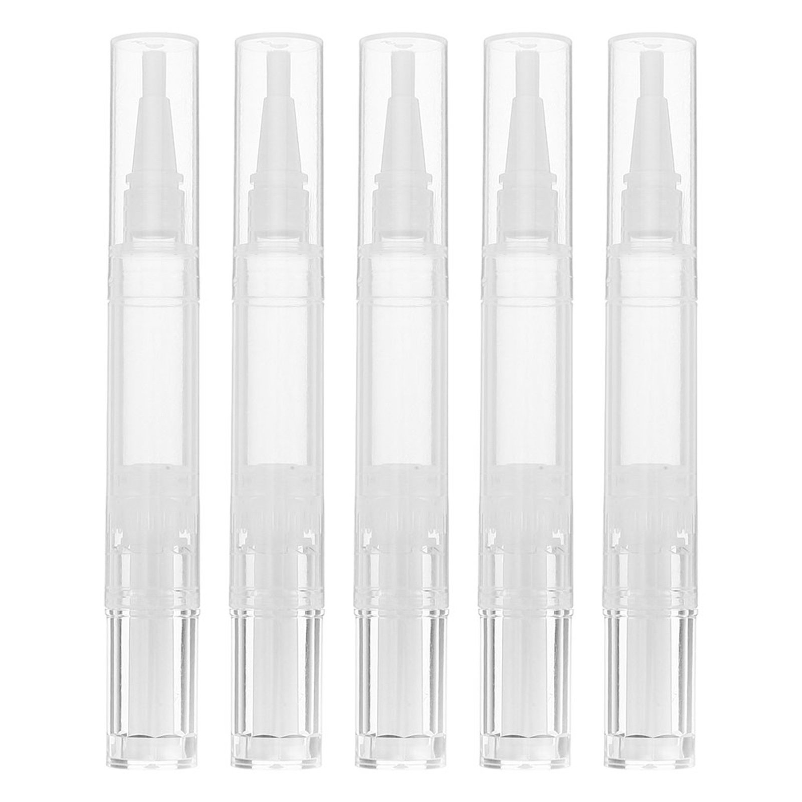 Cuticle Oil Pen - 5 szt. Przezroczysty, wielokrotnego użytku długopis