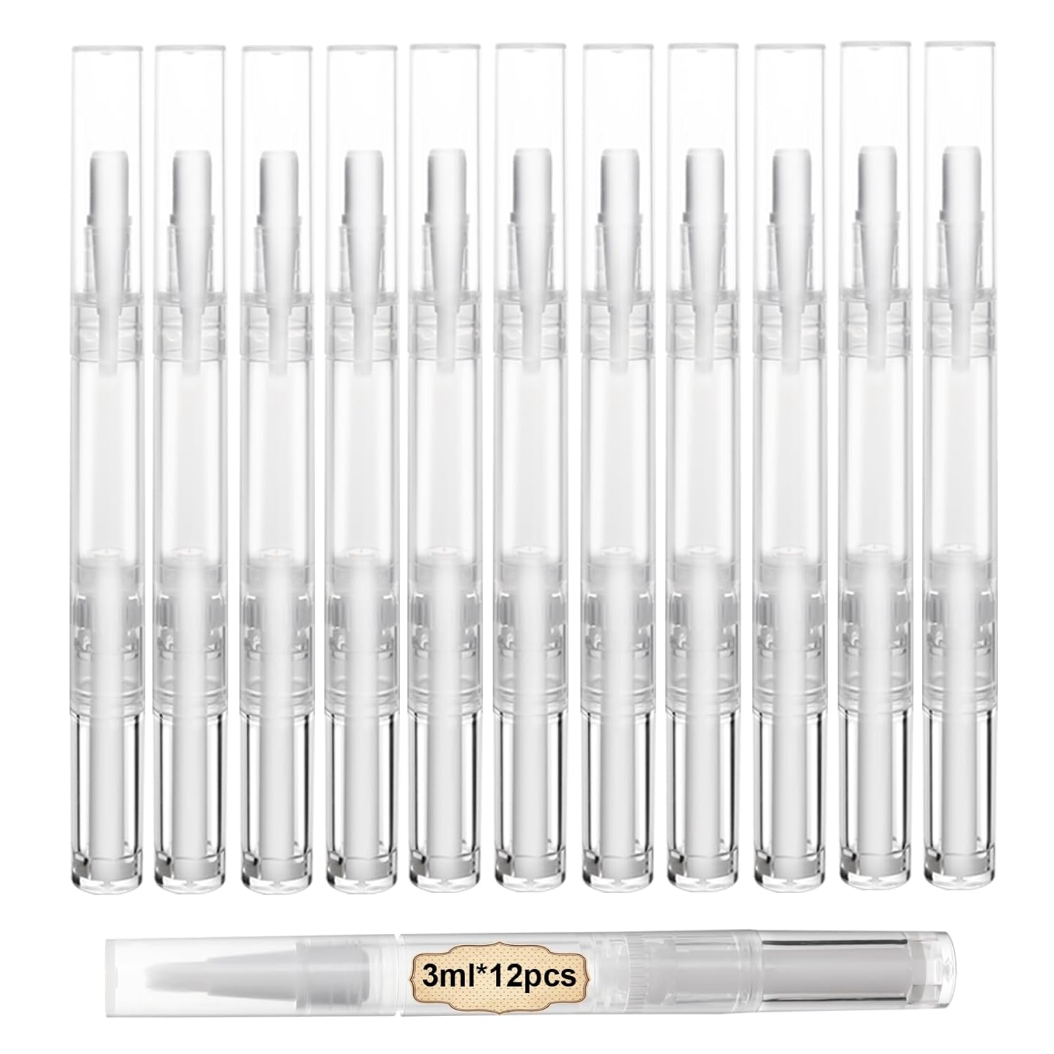 Cuticle Oil Pen - 12 szt. Puste długopisy do olejku