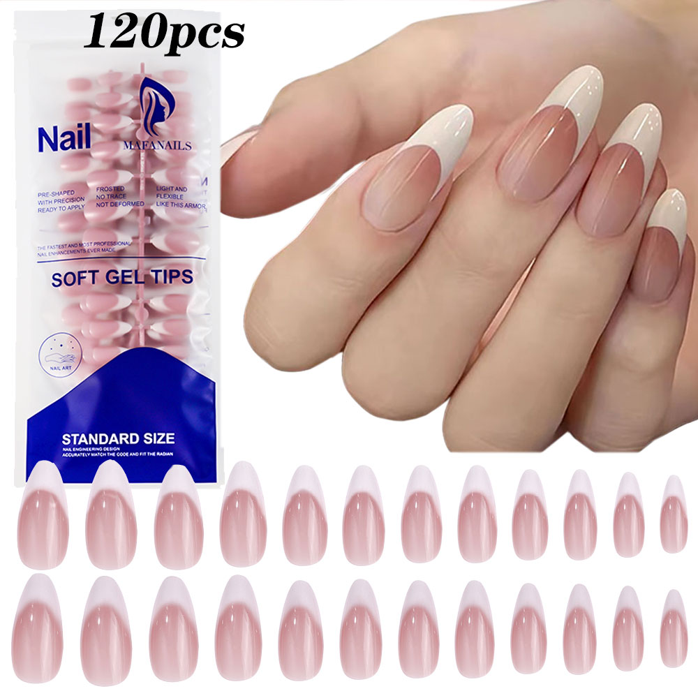 120szt Różowe Średnie Migdałow – Nail Art Pink recenzja i cena