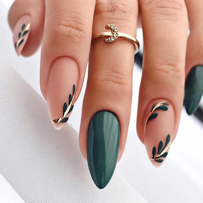 24P/Set Średniej długości migd – Nail Art Pink recenzja i cena