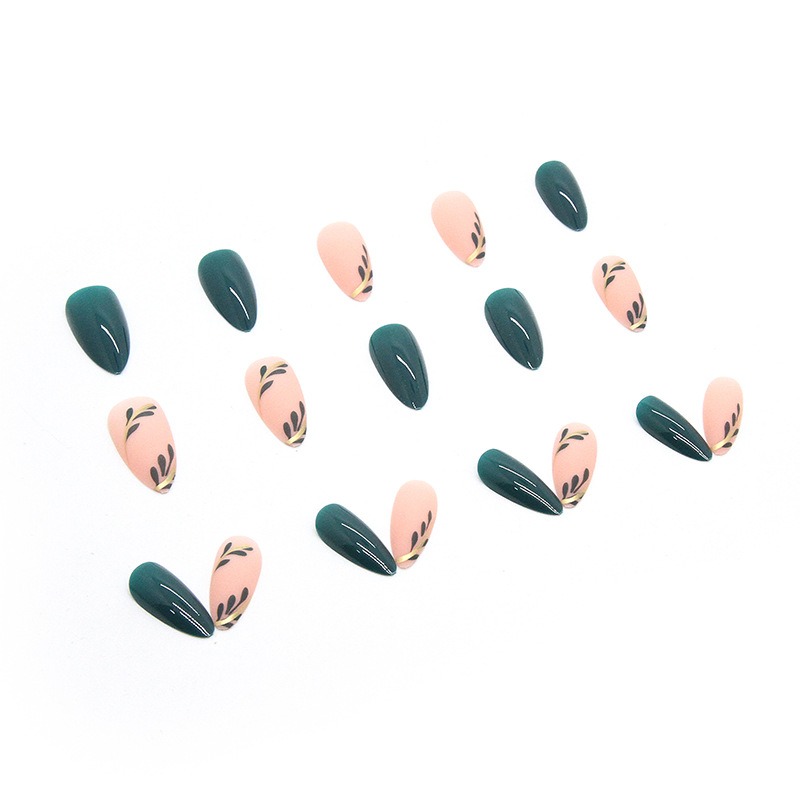 24P/Set Średniej długości migd – Nail Art Pink recenzja i cena