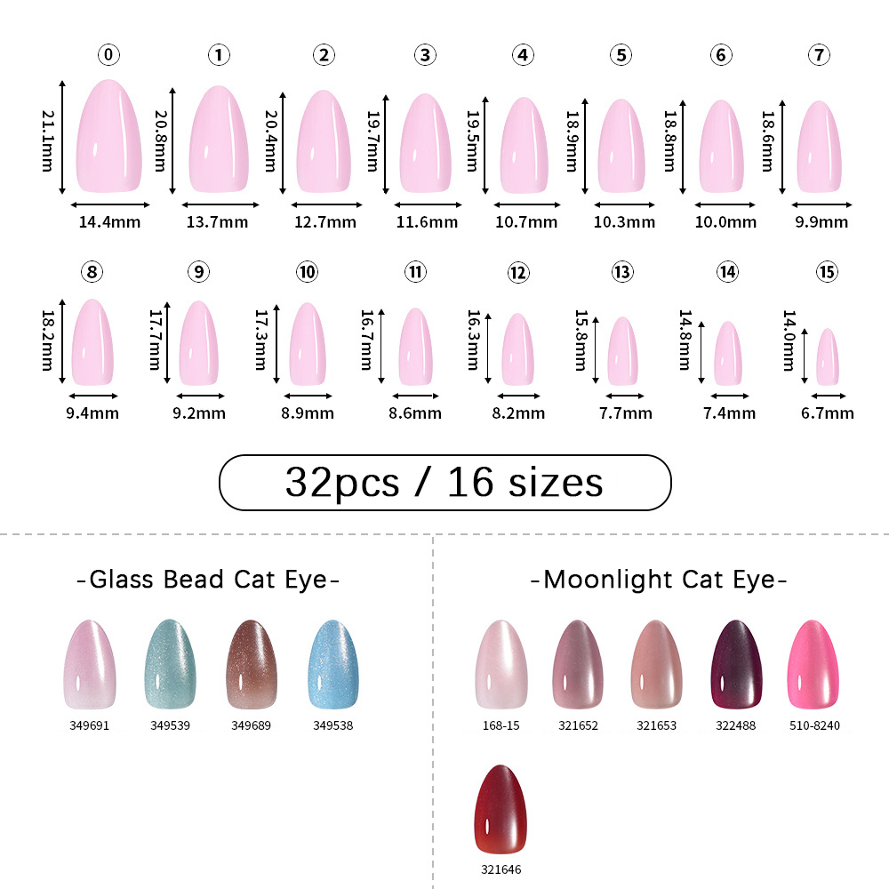 VITAGWX 32 szt. Sztuczne Pazno – Nail Art Emerald recenzja i cena