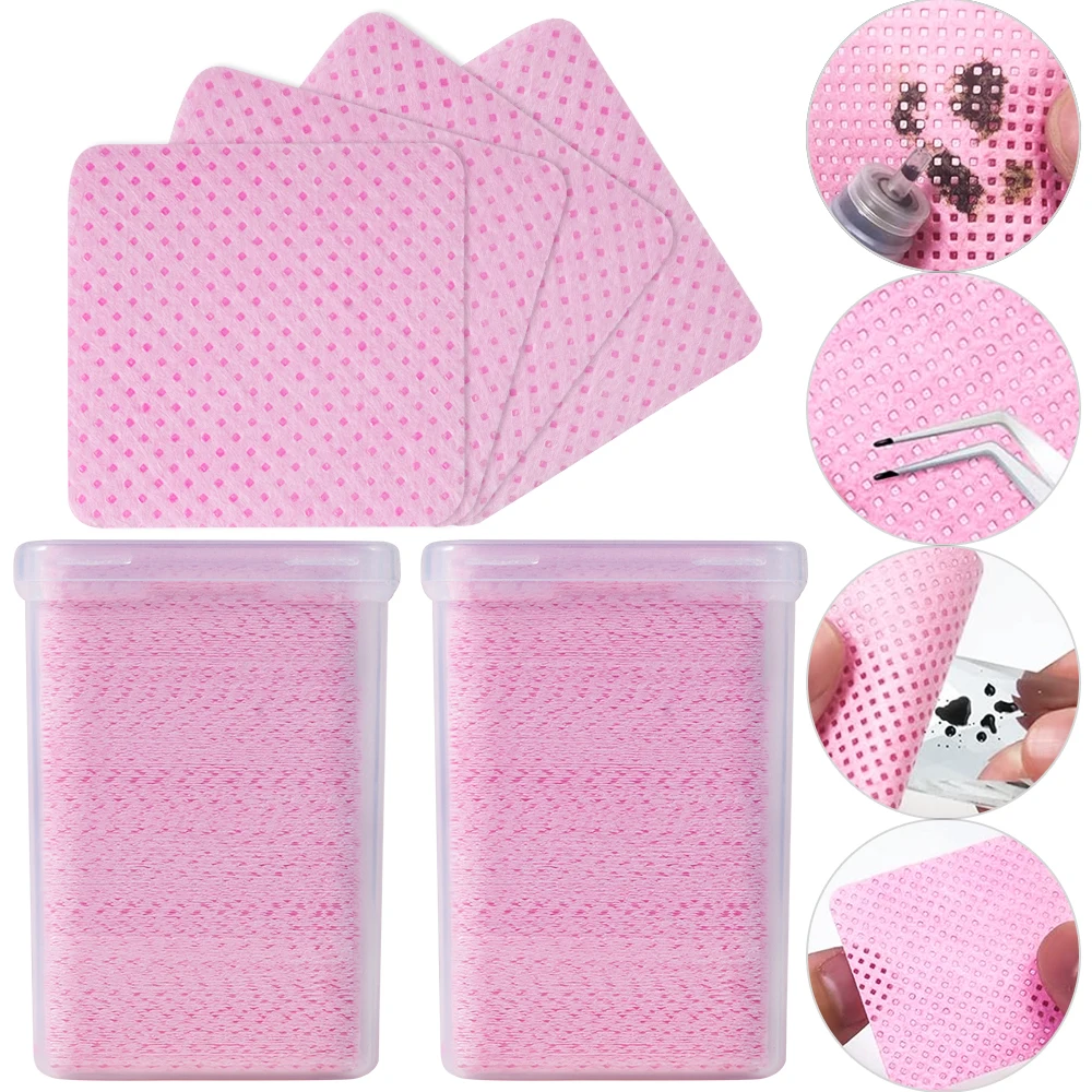 200 sztuk różowych bezpyłowych – Nail Art Pink recenzja i cena