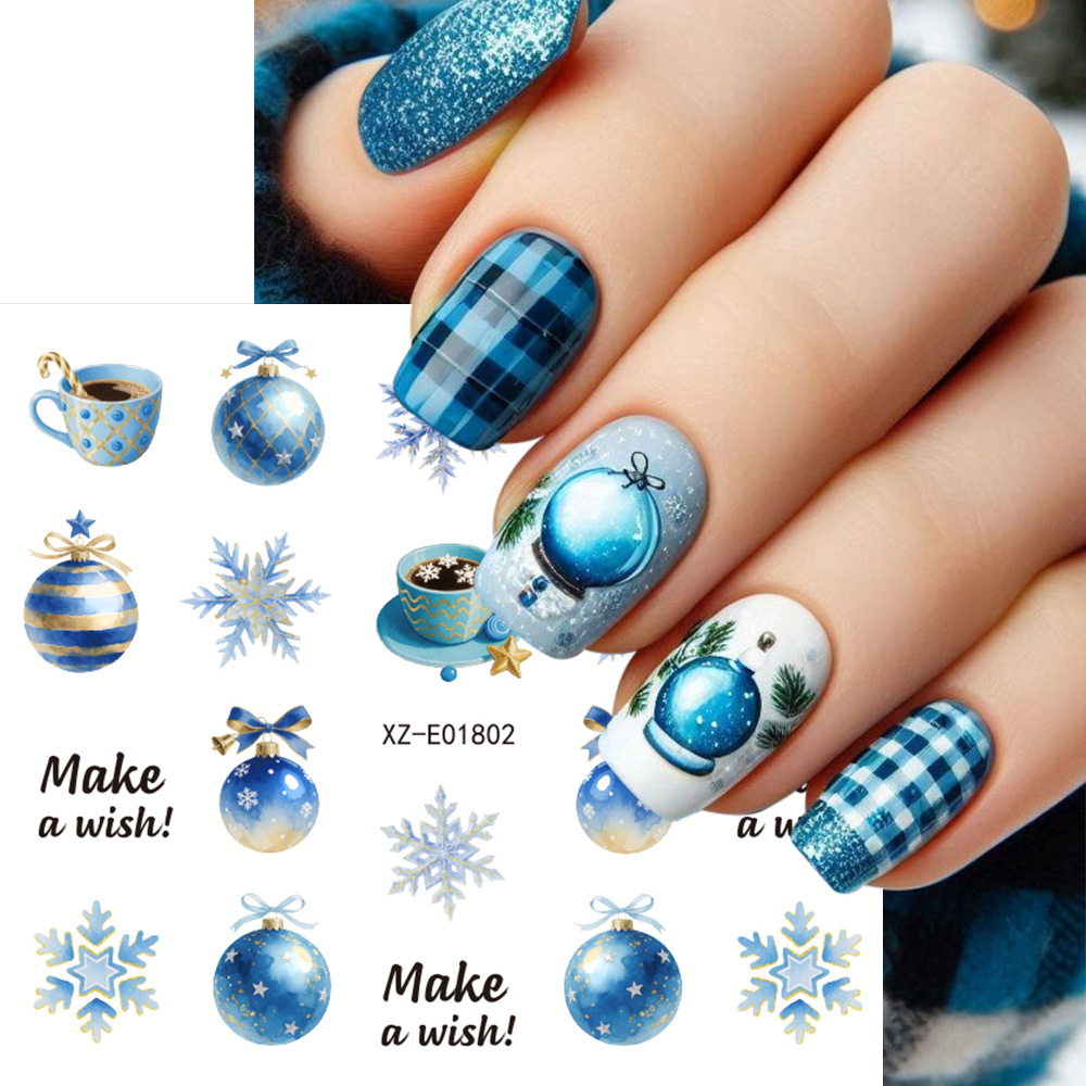 30 szt./zestaw świątecznych na – Nail Art Xmas Design recenzja i cena