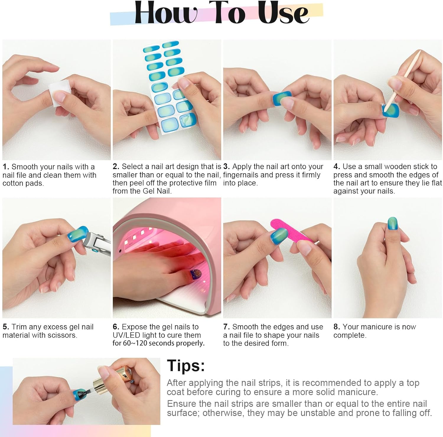 20/22 Tips UV Półutwardzone Na – Nail Art Xmas Design recenzja i cena
