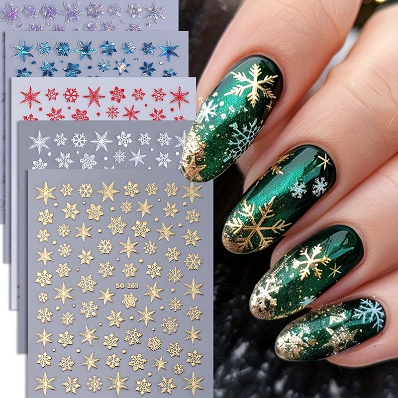 5 szt. świątecznych naklejek n – Nail Art Xmas Design recenzja i cena