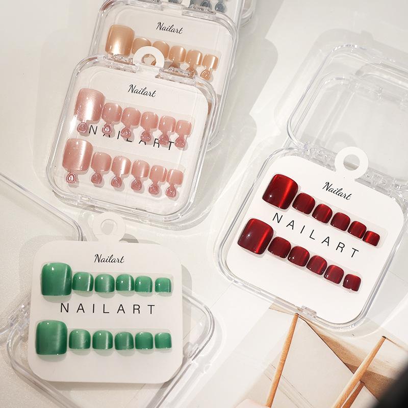 10 szt./pudełko Francuskie Szt – Nail Art Full Cat Eye recenzja i cena