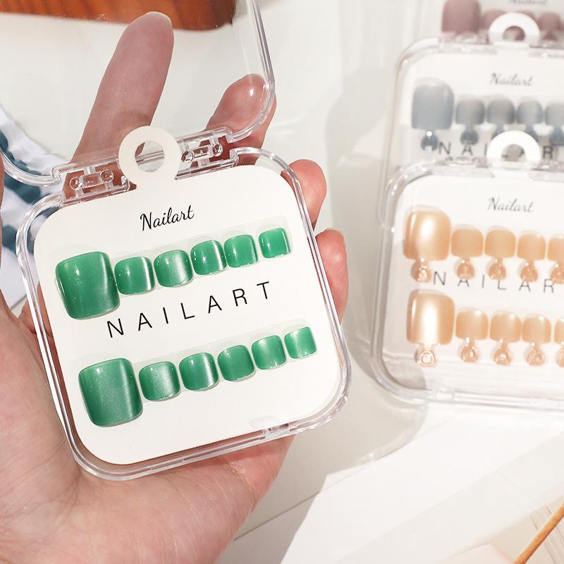 10 szt./pudełko Francuskie Szt – Nail Art Full Cat Eye recenzja i cena