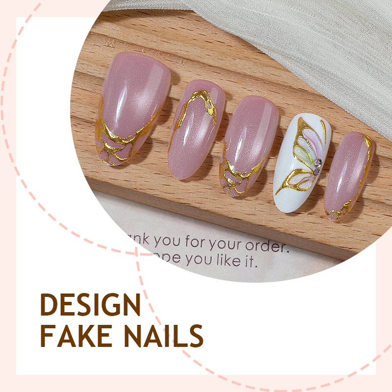 Sztuczne paznokcie migdałki z  – Nail Art Full Cat Eye recenzja i cena