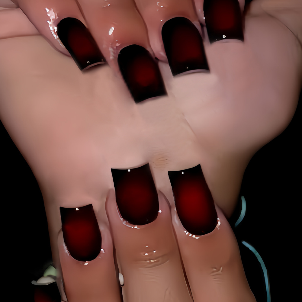 Krótkie kwadratowe sztuczne pa – Nail Art Pink recenzja i cena