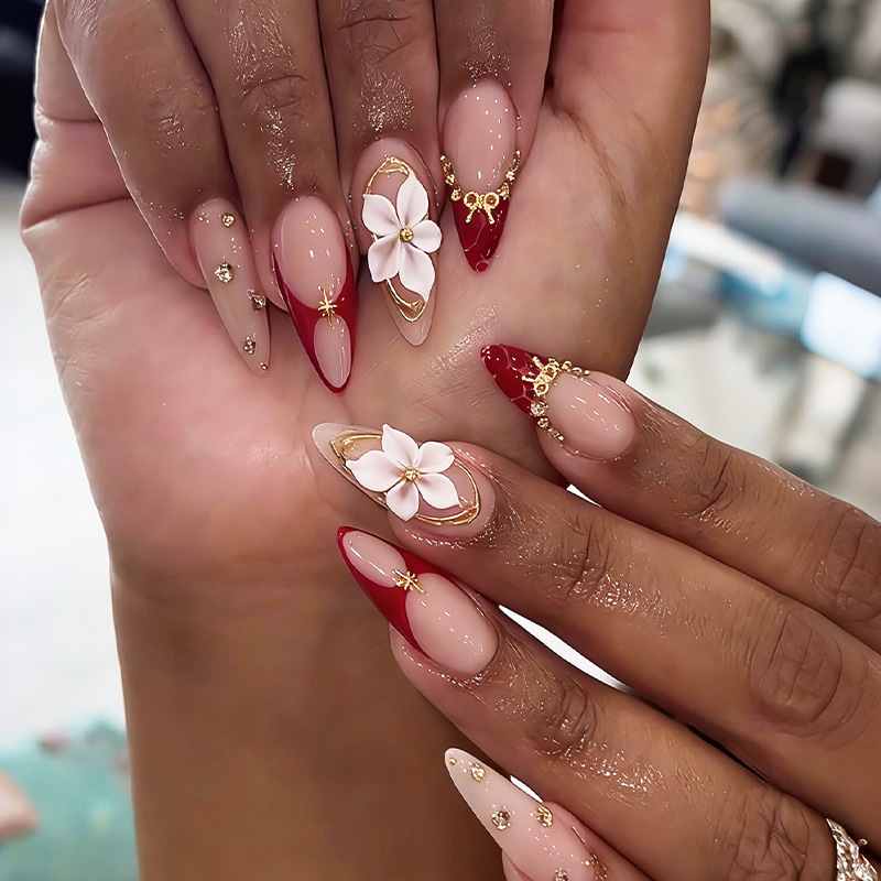 24 szt. Gotowe paznokcie migda – Nail Art Pink recenzja i cena