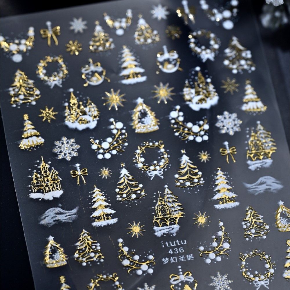 Naklejki na paznokcie 5D z efe – Nail Art Xmas Design recenzja i cena