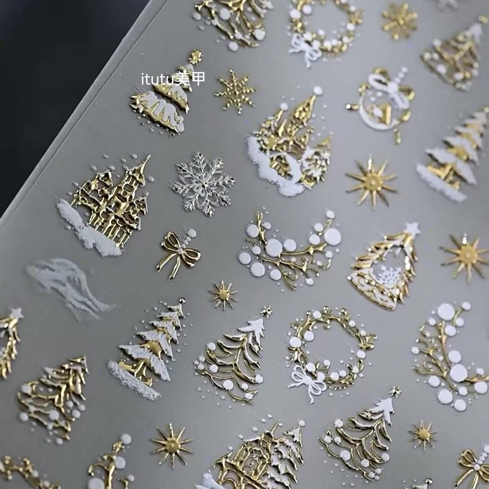 Naklejki na paznokcie 5D z efe – Nail Art Xmas Design recenzja i cena