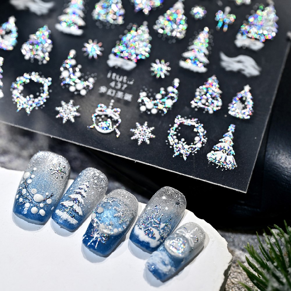 Naklejki na paznokcie 5D z efe – Nail Art Xmas Design recenzja i cena