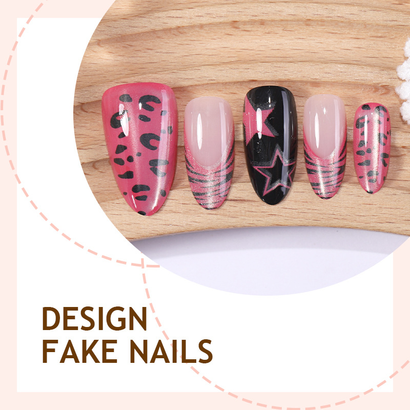 24 szt. Sztuczne Paznokcie z W – Nail Art Full Cat Eye recenzja i cena