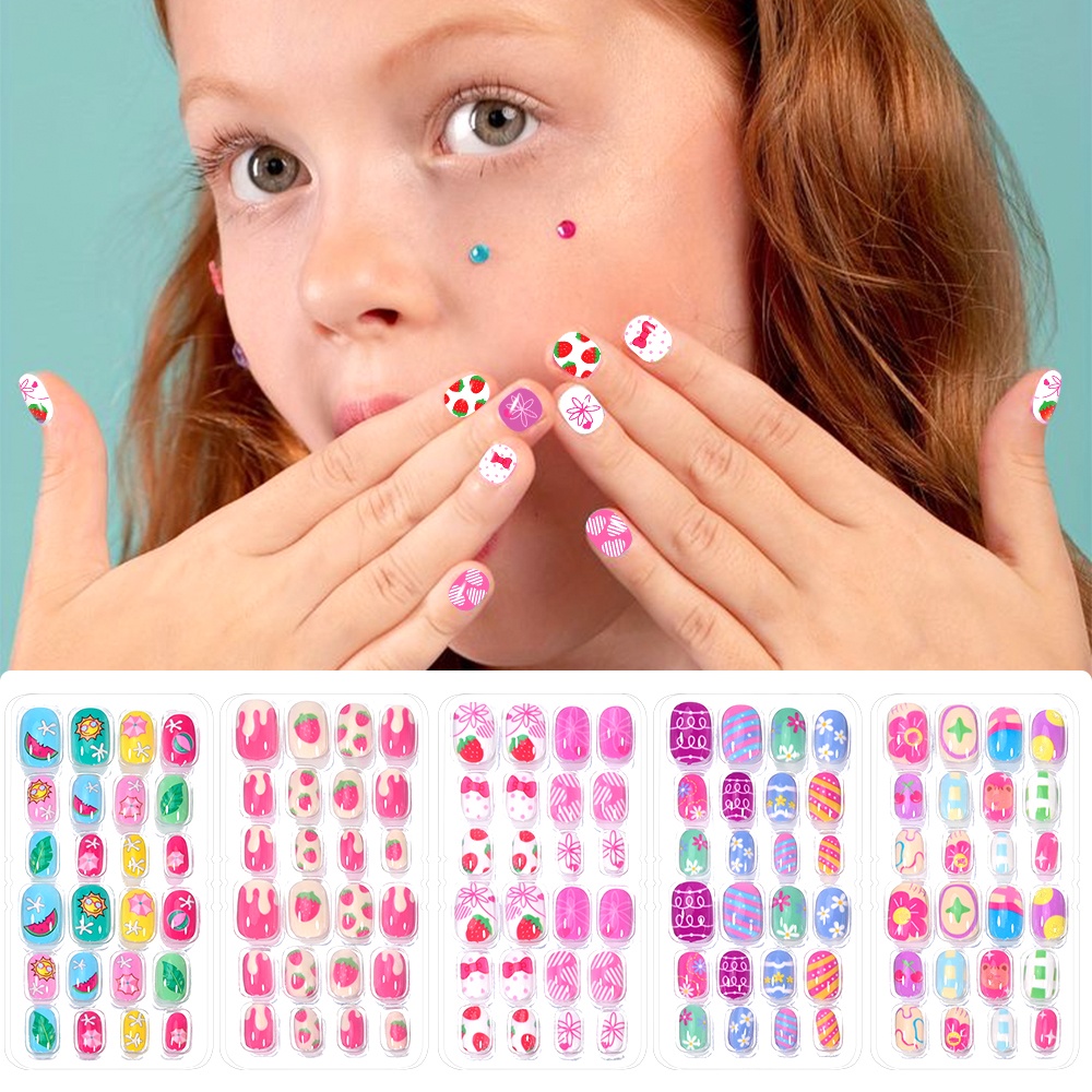 120-częściowy 5-zestaw Candy K – Nail Art Pink recenzja i cena