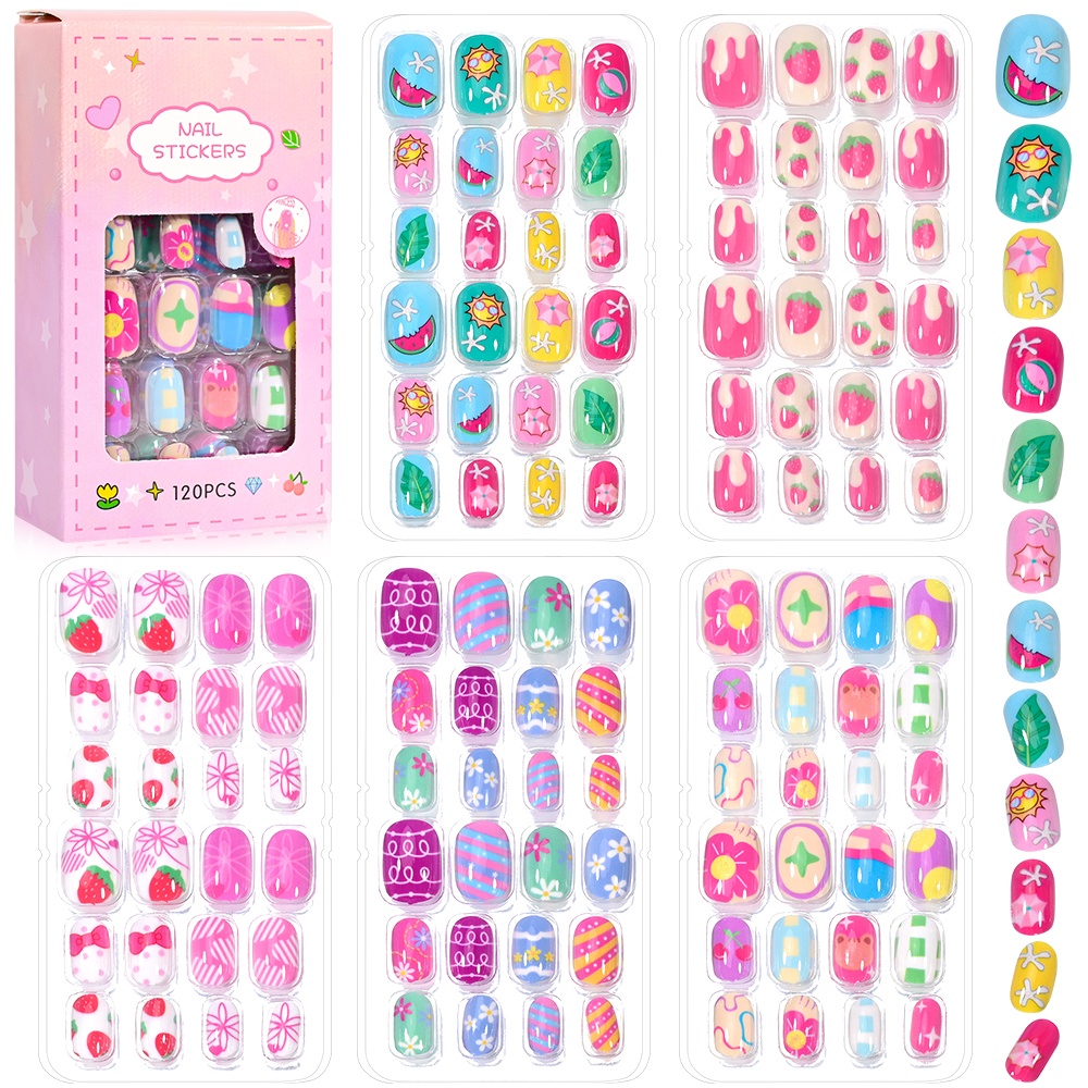120-częściowy 5-zestaw Candy K – Nail Art Pink recenzja i cena