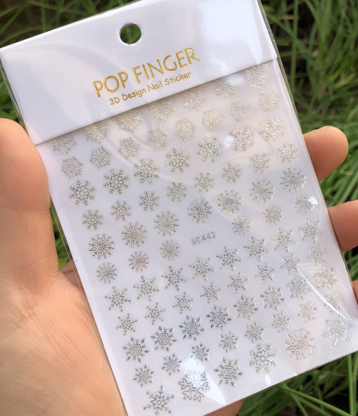Hologram srebrne płatki śniegu – Nail Art Xmas Design recenzja i cena