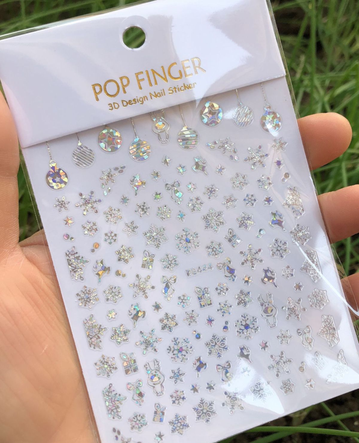 Hologram srebrne płatki śniegu – Nail Art Xmas Design recenzja i cena