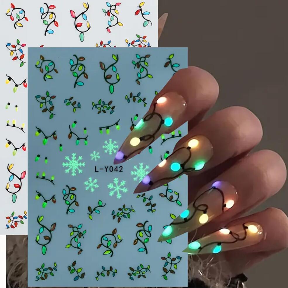 Naklejki na paznokcie 3D świec – Nail Art Xmas Design recenzja i cena