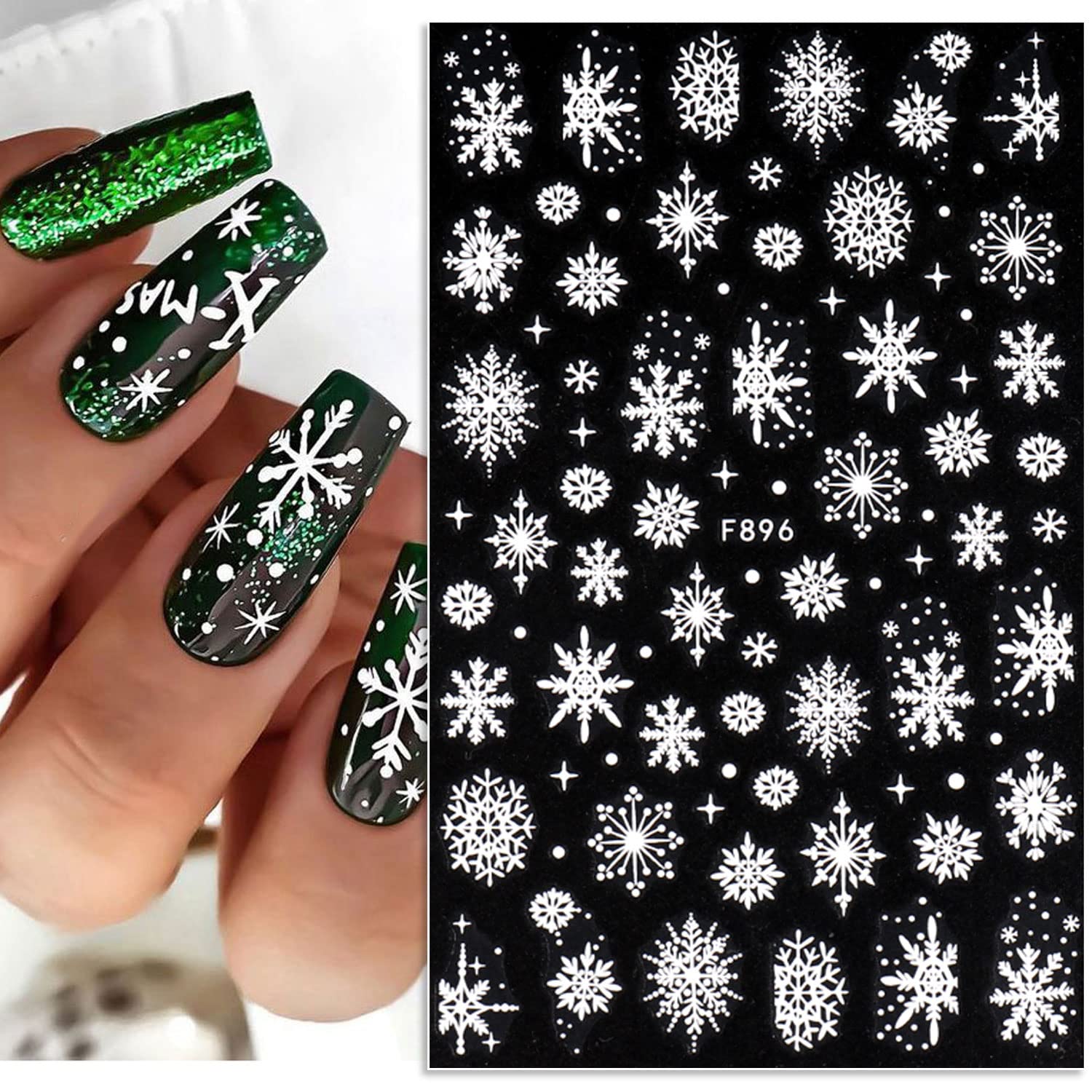 3D Płatek śniegu Naklejki do p – Nail Art Xmas Design recenzja i cena