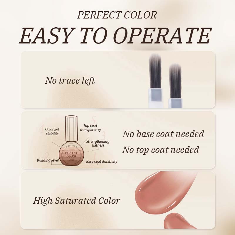 PERFECT COLOR All-in-One Gel D – Nail Art Dusty Pink recenzja i cena