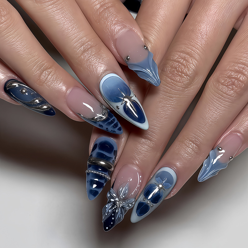24 szt. Francuskie Różowe Pazn – Nail Art Pink recenzja i cena