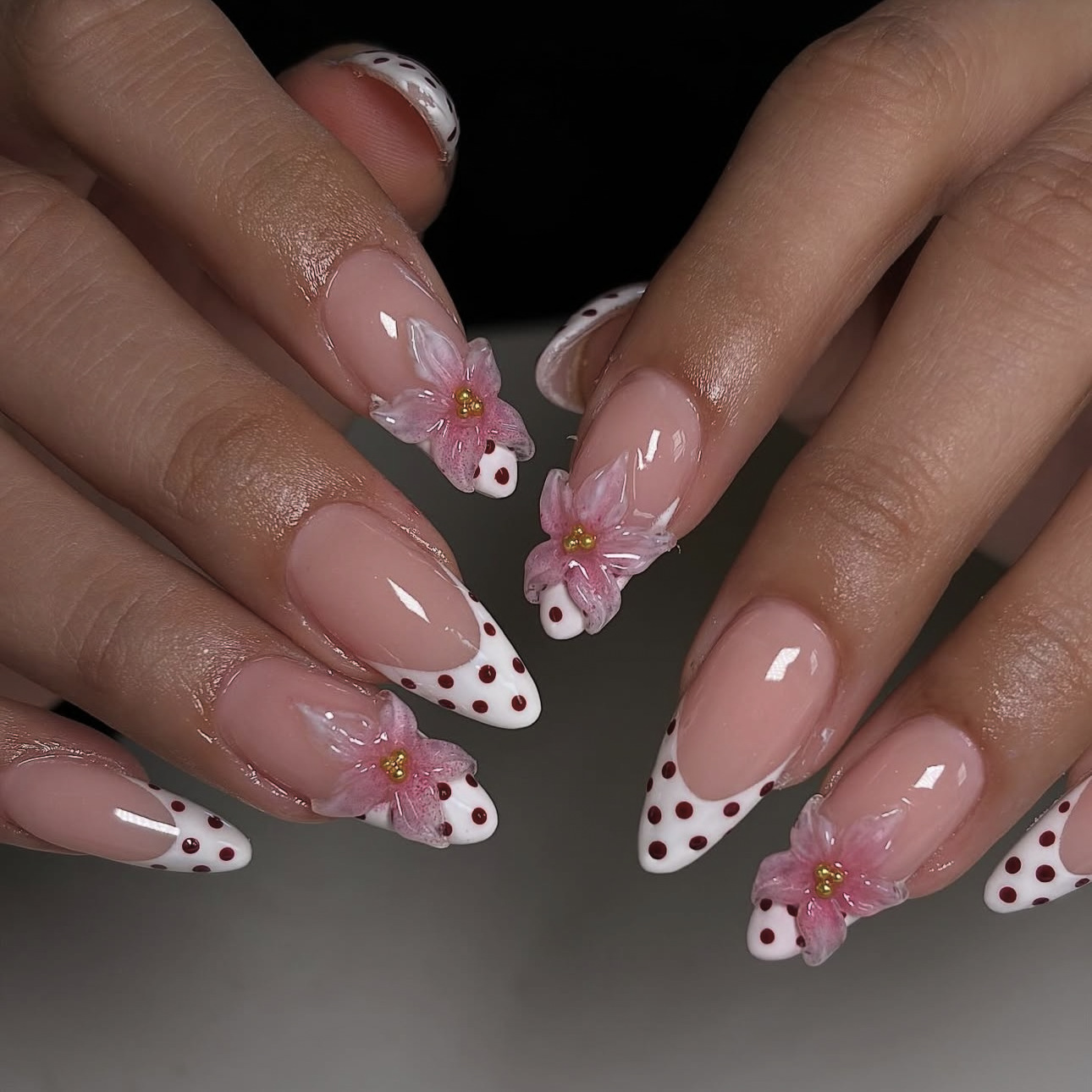 24 szt. Francuskie Różowe Pazn – Nail Art Pink recenzja i cena