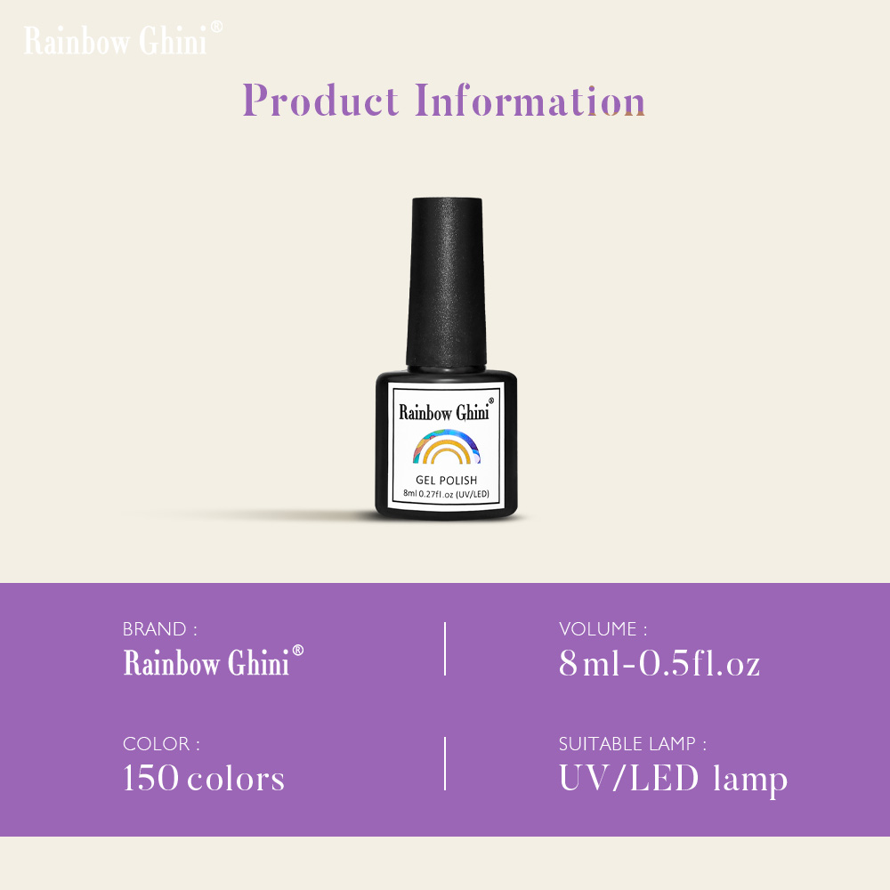 Lakier do paznokci Rainbow Ghi – Nail Art Lilac recenzja i cena